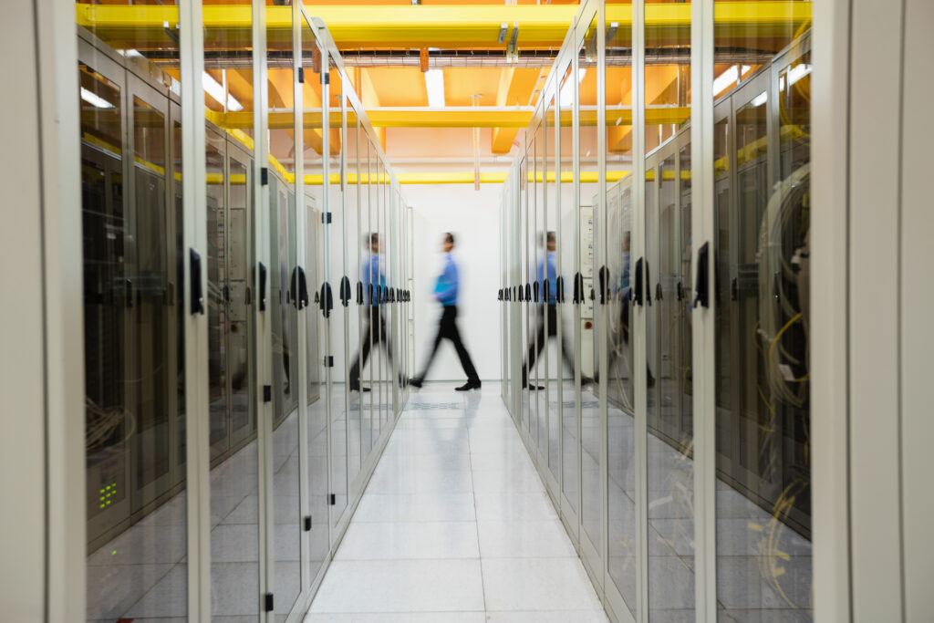 Serverraum im zertifizierten deutschen Rechenzentrum
